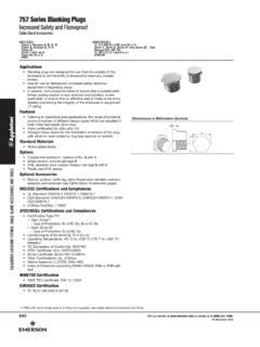 emerson 757 blanking plugs